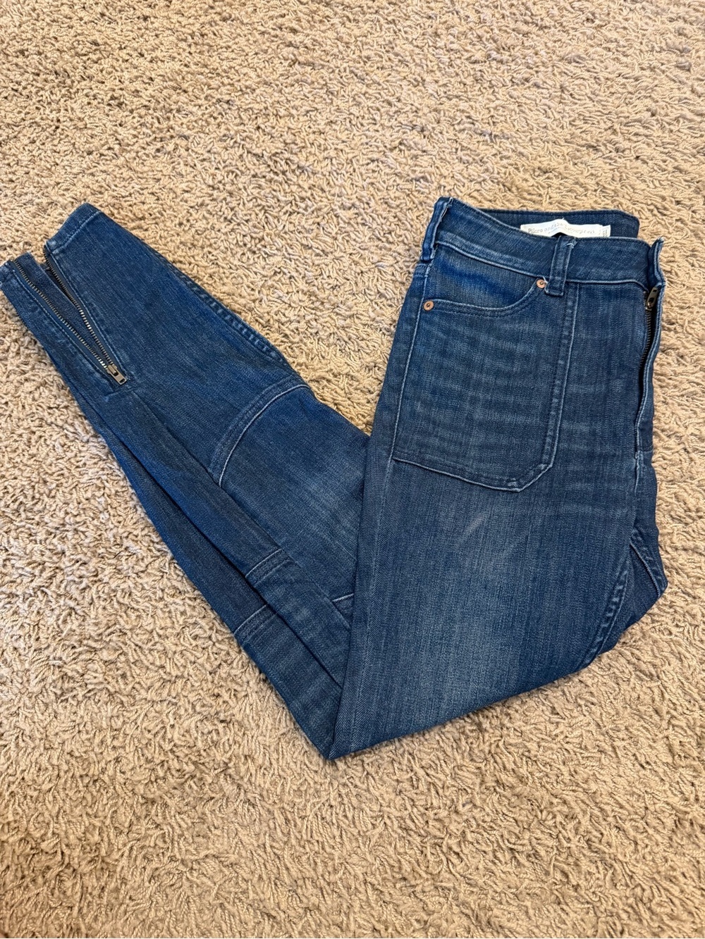 Pilcro and the Letterpress High Rise Denim Leggings from Anthropologie - size 27